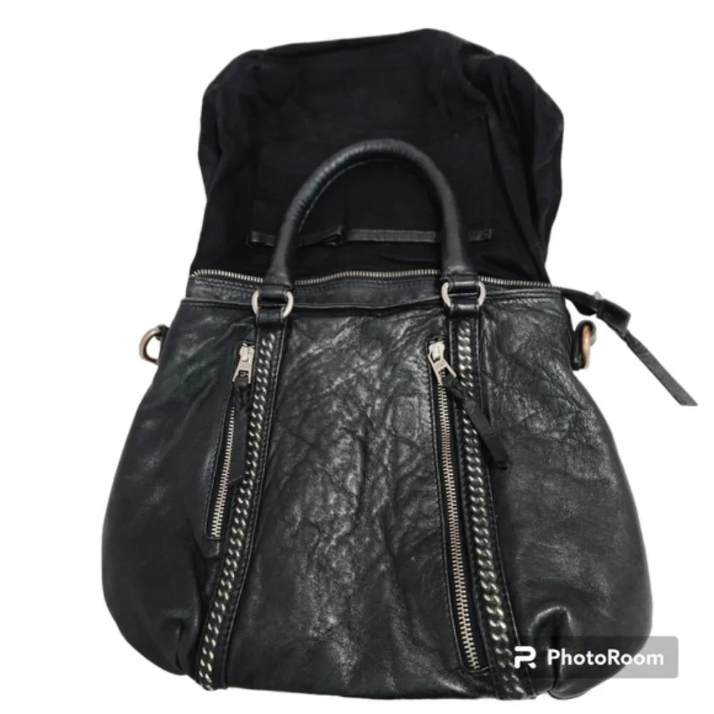 Tyoulip Sisters Lamb Leather women's handbag size OS black - Picture 4 of 11